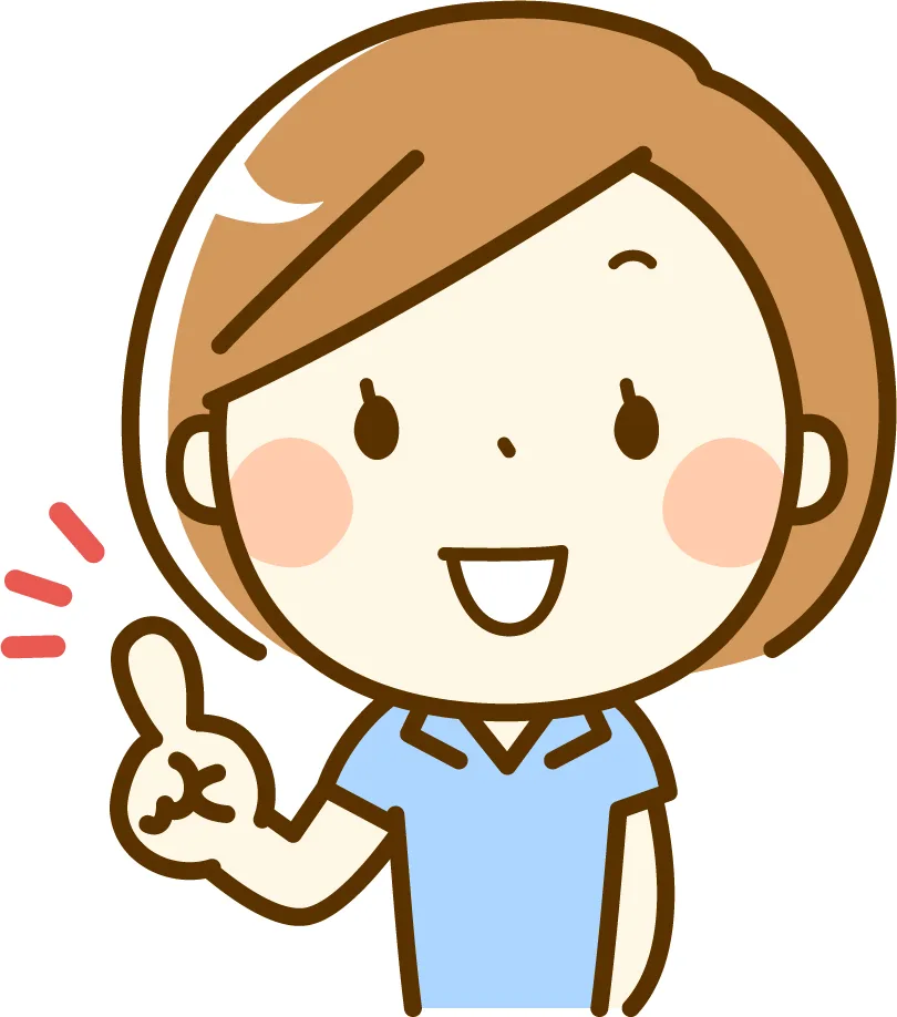 指さす女性トレーナー