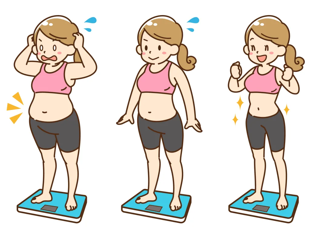 ダイエットの過程