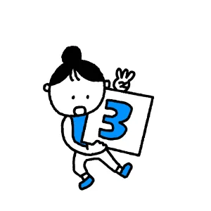 3の数字を持つ女性